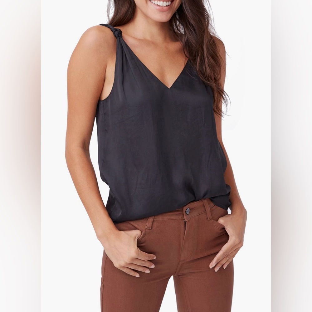 PAIGE Black Zerina Camisole; size small